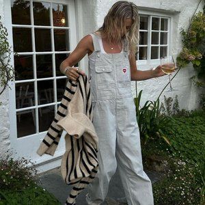 Carhartt Terrell hickory stripe overalls, M